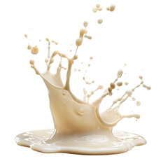 Creamy milk splash