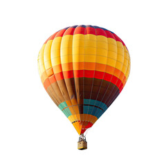 Naklejka premium Colorful hot air balloon against black background (1)