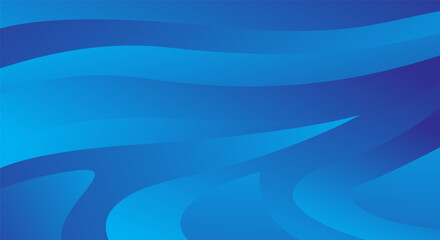 Blue gradient wavy dynamic flow background