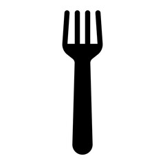 fork glyph icon