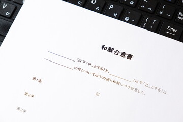 和解合意書 -...