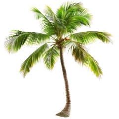 Isolated tropical palm tree (1)