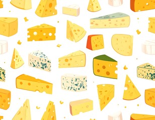 Cheese slices pattern