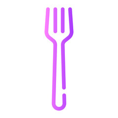 fork gradient icon