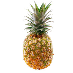 Fototapeta premium Single pineapple, vibrant colors (2)