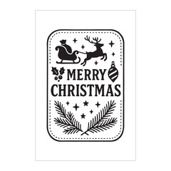 Black & White Holiday Ornament Design