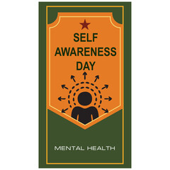 Self Awareness Day sticker