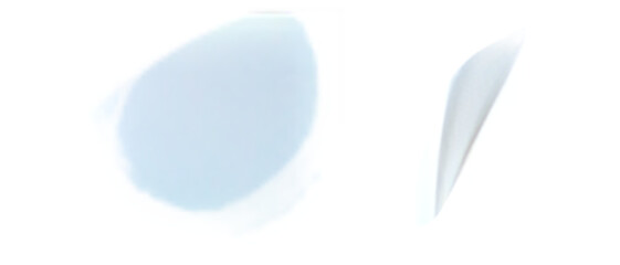 Abstract light blue and white shapes on a white background