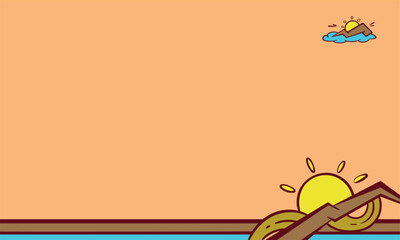 header footer comic kids background illustration