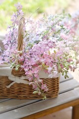 lavender in a basket