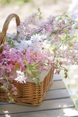 basket of flowers