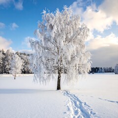 Winter wonderland tree