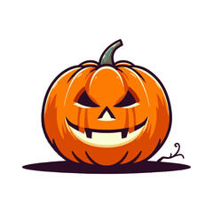 Halloween Pumpkin Jack O Lantern design illustration