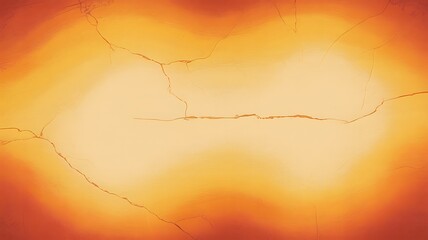 Cracked Orange and Yellow Textured Background with Soft Glow abstract grunge
