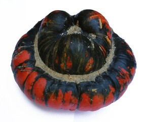 halloween pumpkin isolated on white