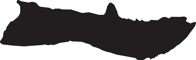  Molokai Island of Hawaii Silhouette Isolated © Griffin9678