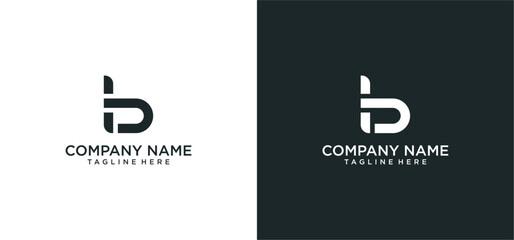 Letter B logo icon design template elements