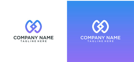 Letter Infinity Logo Design Element