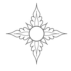 abstract flower vector illustration