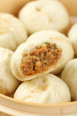 Freshly Steamed Xiao Long Bao Traditional Chinese Soup Dumplings Shengzhou Style