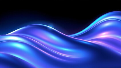 abstract blue wave background