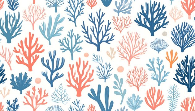 Coral reef pattern