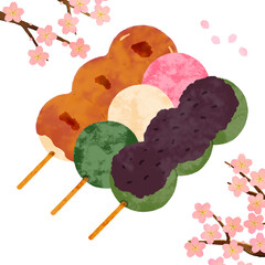 桜とお団子