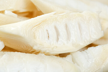 Fresh White Bamboo Shoots Raw Vegetable Asian Ingredient Food Photography