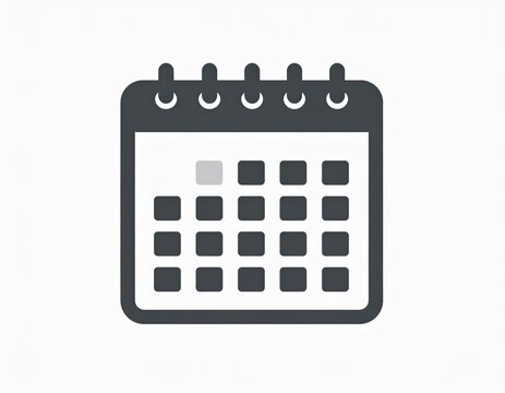 Minimal calendar icon