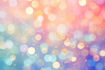 Fototapeta premium Rainbow bokeh effect background backgrounds outdoors glitter.