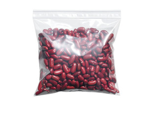 Packaged Red Kidney Beans in Sealed Bag PNG