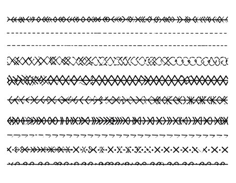 Stylish Decorative Stitch Patterns.