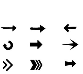 set of vector arrows