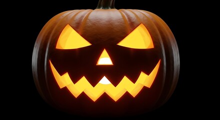 Spooky Glowing Jack O Lantern Halloween Decoration