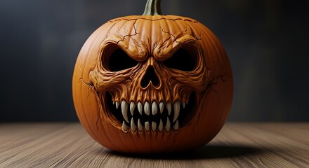 Spooky Jack O Lantern Halloween Decoration Scary Face