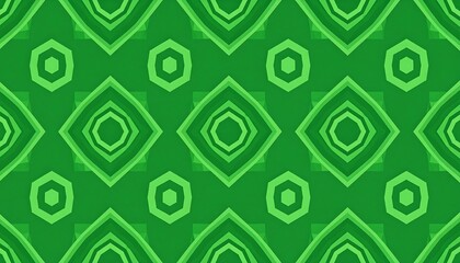 Intricate green pattern