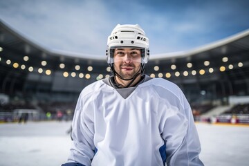 Helmet stadium sports hockey.