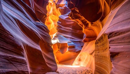 Vibrant sandstone canyon