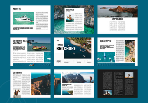 Travel Brochure Landscape Template