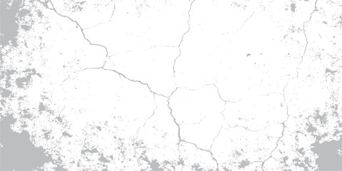 Vintage grunge concrete wall texture backdrop with aged, cracked white paint design