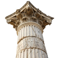Ancient Greek Corinthian Column Capital: Architectural Detail, Classical Design, Stone Carving,  History, Architecture Photography