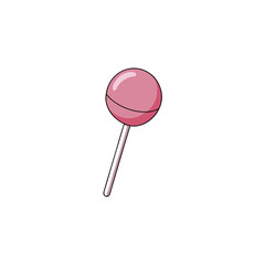 lollipop isolated on white background