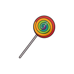 lollipop isolated on white background