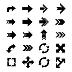 Collection of Various Directional Arrows