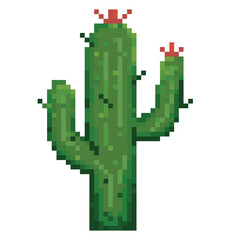 cactus pixel art