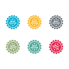 Best seller badge, seller badge element, icon