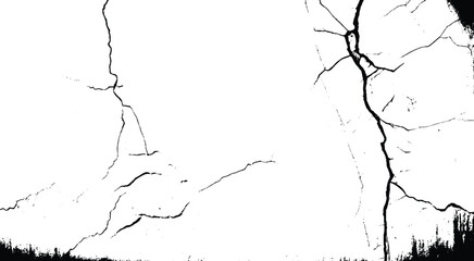 vintage grunge texture with abstract cracked line pattern