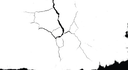 Surface cracks and fissures in ground. Vector Grunge Background, Grungy vector background, Grunge Background, Vector textured effect, Grunge Distress Texture, Bold Brush Stroke Effect 