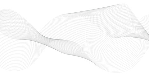 Abstract white minimalistic striped background. Modern futuristic concept with infinity lines. Technology digital design.