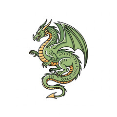 chinese dragon vector illustration